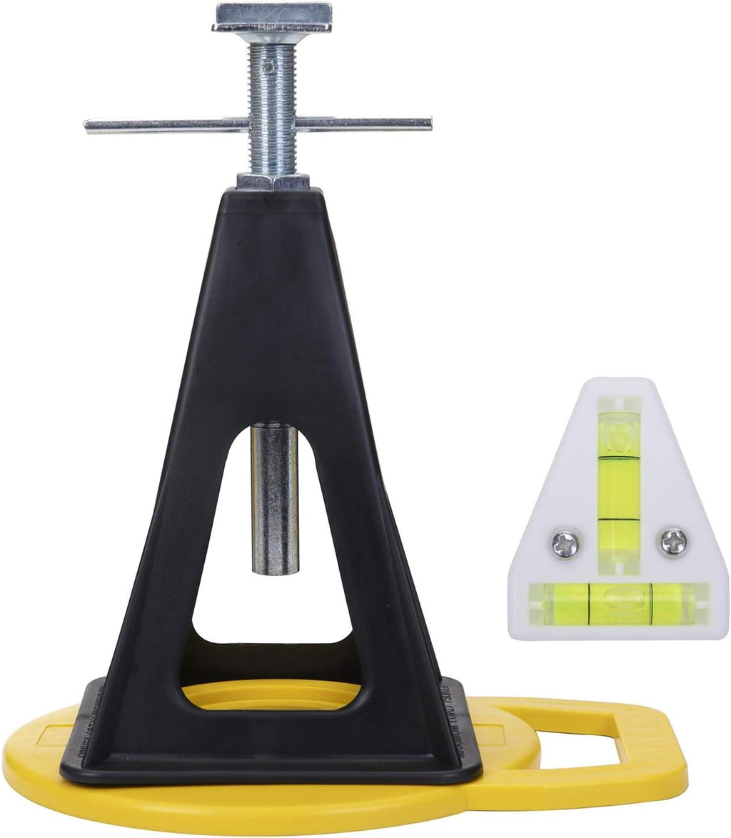 Homeon Wheels Plastic Stabilizer Stack Jacks for RV, Travel Trailers, Pop-Up Camper, Cars or Boats,Can Support Up to 6610 lbs, Extends to 17 inches (4 Packs)