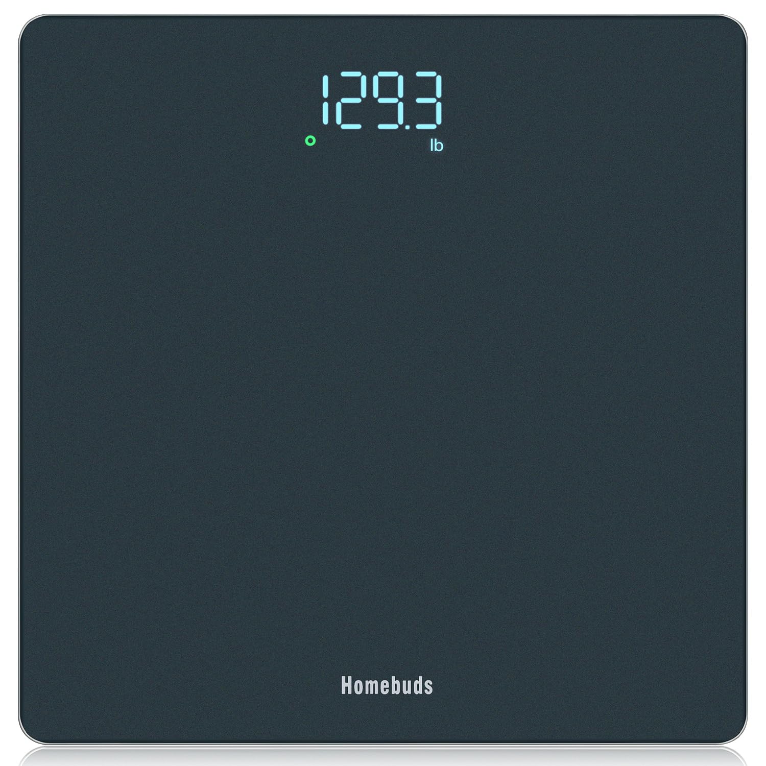 Homebuds Bathroom Scale for Body Weight, High Precision 0.1lb by Professional Factory Since 2001, Weight Scale LED Display and Step-On, 3*AAA Batteries Included, 400lb/182kg, Blue