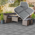 Outvita 27 PCS Interlocking Patio Deck Tiles, 12x12 Plastics Indoor Outdoor Flooring Waterproof All Weather Use Pavers for Poolside, Garden, Balcony, Patio, Porch, Backyard